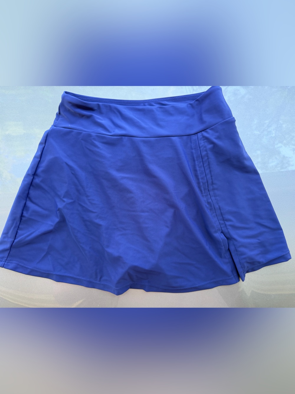 Source Unknown Royal Blue Women’s Swim Skort